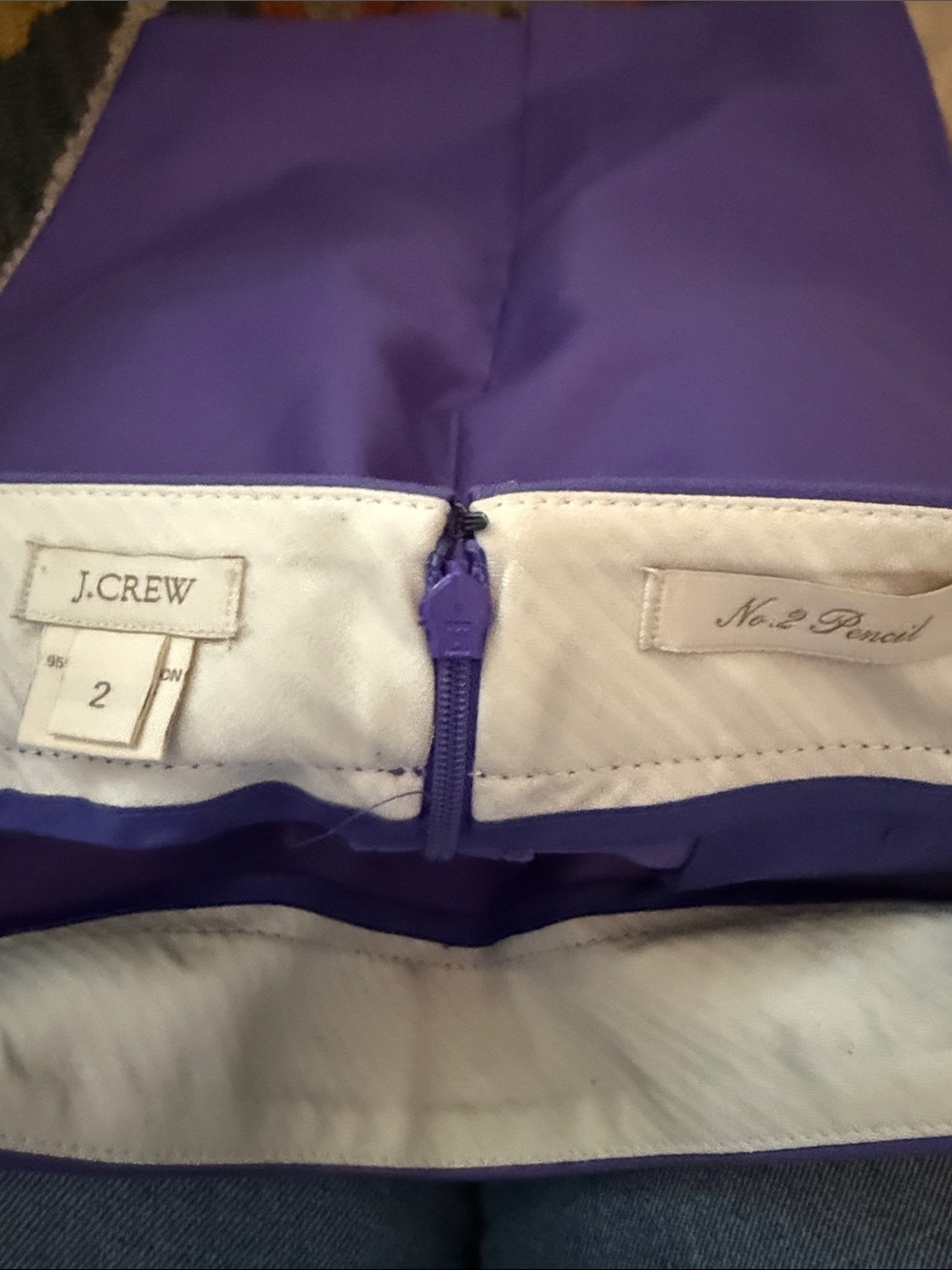 J. Crew Violet Pencil Skirt - Picture 9 of 11